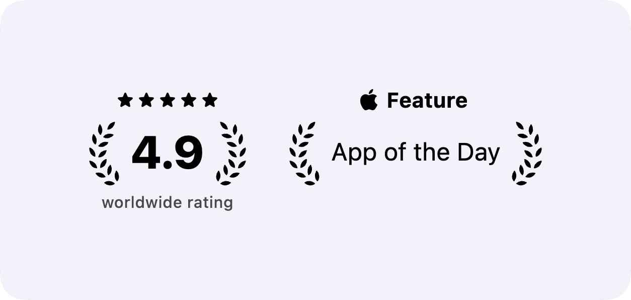 Example of AppView badges