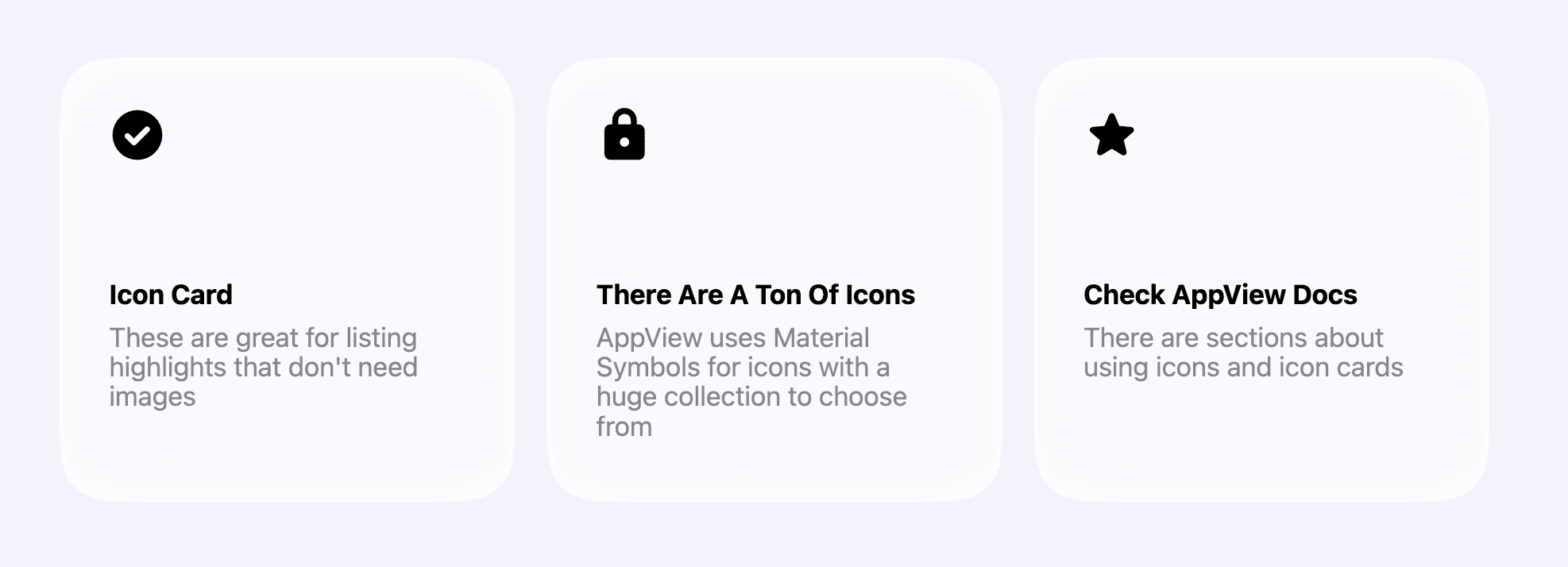 Preview of the card grid template number one