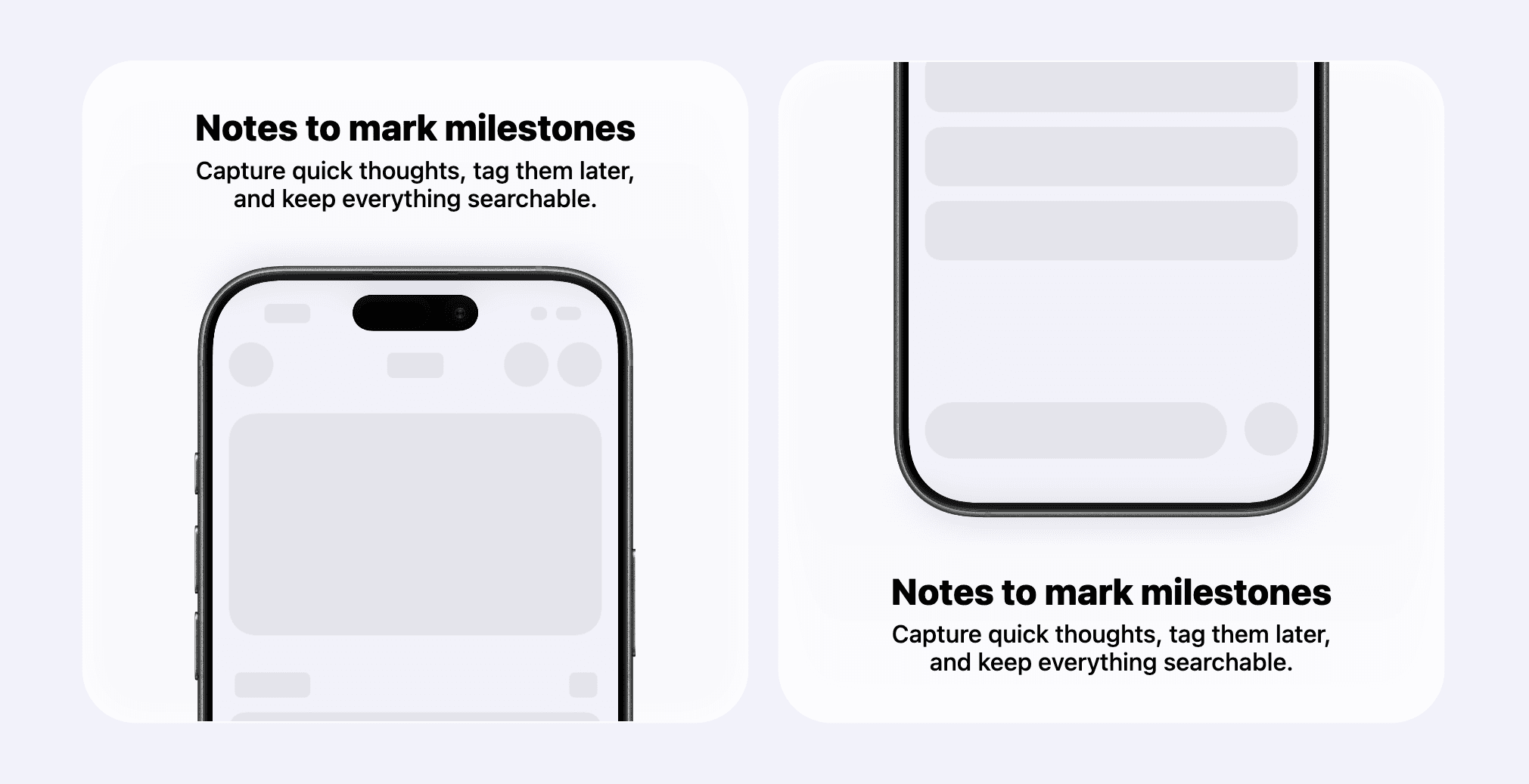 Examples of bezel cropping on the top and bottom