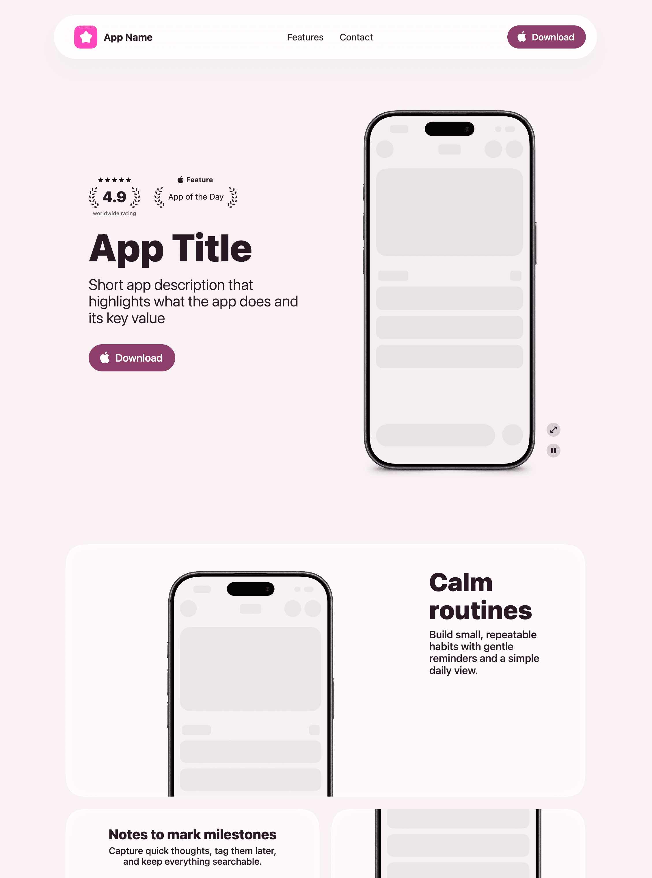 Plum theme preview