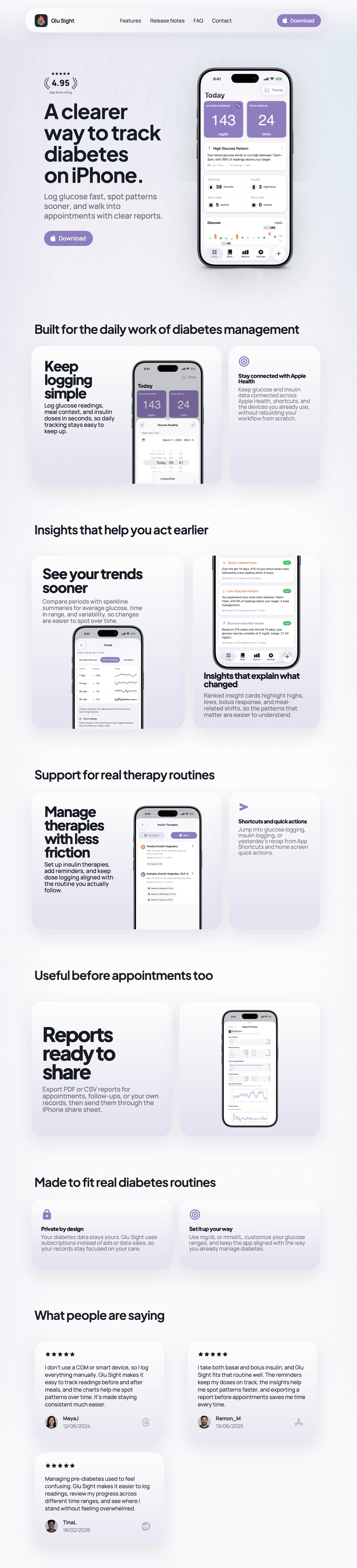 about.glusight.app website screenshot